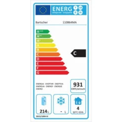 Table Réfrigérée T3 MA - Plan De Travail Inox - Ref: 110864MA - Bartscher