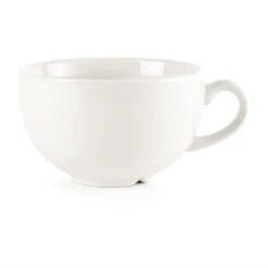 Tasses à Cappuccino Blanches Unies 340ml - Résistance Professionnelle - P883 - Churchill
