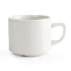 Tasses à Thé Maple Empilables 200ml Ultra Résistantes - P740 - Churchill -Materiel Horeca Magasin tasses a the maple empilables blanches churchill whiteware 200ml lot de 24