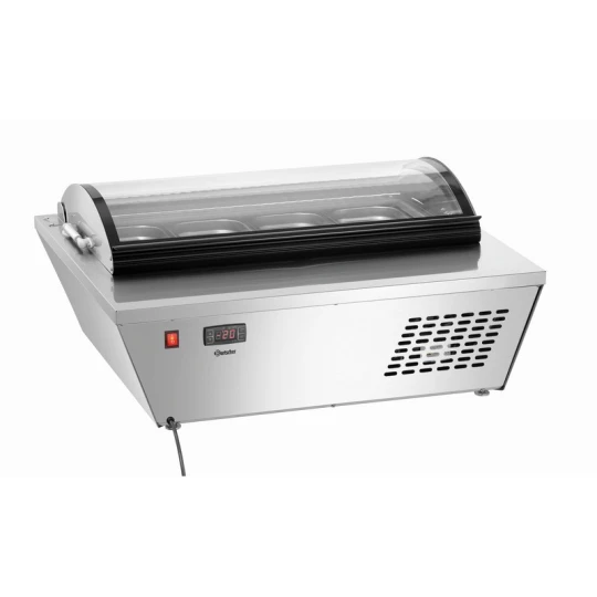 Vitrine à Glaces 4 X 6,5 L - Économique Et Compacte - 700228 - Bartscher 6 Vitrine à Glaces 4 X 6,5 L - Économique Et Compacte - 700228 - Bartscher – Image 4