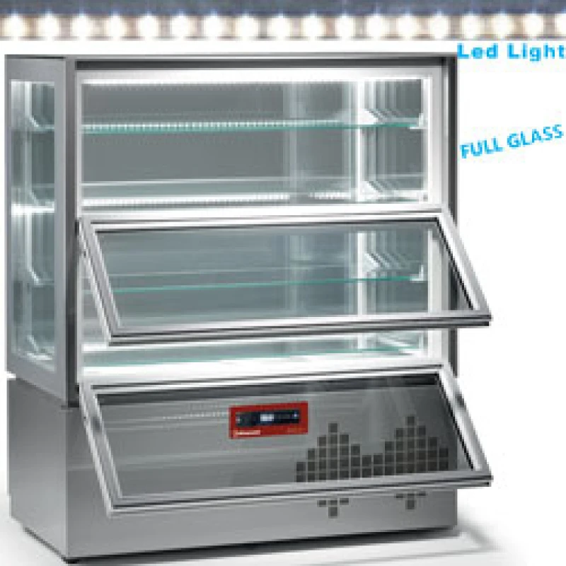 Vitrine Réfrigérée « FULL Vitrée » 4 Niveaux Ventilée - Diamond KUB/52AV 3 Vitrine Réfrigérée « FULL Vitrée » 4 Niveaux Ventilée - Diamond KUB/52AV