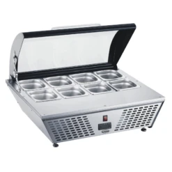 Vitrine Réfrigérée à Poser En Inox - 7487-cbs-0040