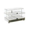 Vitrines Chauffantes De Comptoir, 2xGN 1/1 - Roller Grill - WD 200 -Materiel Horeca Magasin vitrines chauffantes de comptoir roller grill wd 100